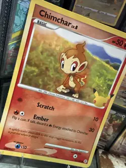 JUMBO/OVERSIZED/LARGE Chimchar - 76/130 - 25th Anniversary Promo - Pokemon Card - Image 3