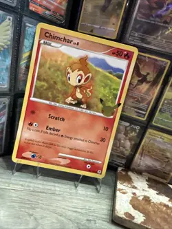 JUMBO/OVERSIZED/LARGE Chimchar - 76/130 - 25th Anniversary Promo - Pokemon Card - Image 4