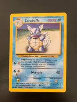 Carte Pokemon : Carabaffe 42/102 Edition 2 Set de Base Wizards Francaise - Image 1