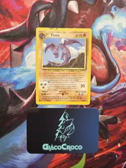Carte Pokemon Ptera Rare 15/64 Wizards Neo Revelation Francais Vf FR - Image 1