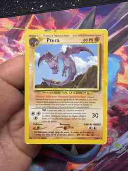 Carte Pokemon Ptera Rare 15/64 Wizards Neo Revelation Francais Vf FR - Image 2