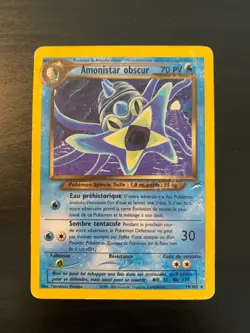 Carte Pokemon : Amonistar Obscur 19/105 Neo Destiny Edition 2 Francaise - Image 1
