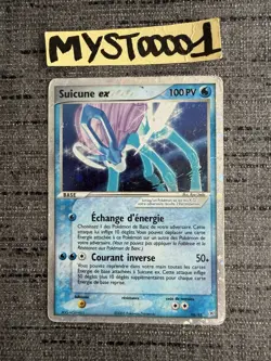 Carte Pokemon Suicune EX 94/95 Bloc Ex Team Aqua Magma Francais Occasion - Image 1