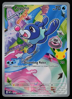 Popplio - 045 045 ME: Mega Evolution Promo MEP Holo Promo Pokemon NM - Image 1