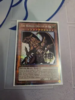 YUGIOH Starlight Rare The Winged Dragon Of Ra RA05-EN130 1st Edition - Image 1