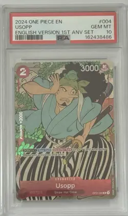 Lot of (10) PSA 10 Sequential One Piece English 1st Anniversary Set - Image 3