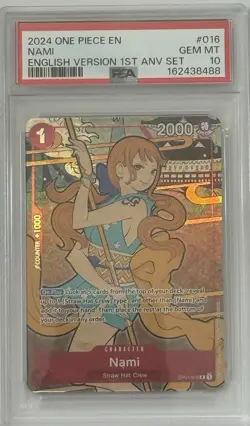 Lot of (10) PSA 10 Sequential One Piece English 1st Anniversary Set - Image 5