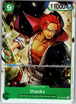 Shanks ST16-004 SR Starter Deck 16: GREEN Uta - One Piece Card - NM - Image 1