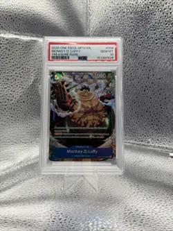 One Piece Monkey D Luffy Treasure Rare Op11-058 Psa 10 - Image 1