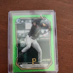 2026 Bowman Mega Box Edward Florentino Chrome Neon Green Mojo Refractor 393/399 - Image 1