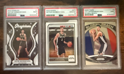 Victor Wembanyama 3 CARD LOT- DONRUSS #1 PSA 9,HOOPS #277 PSA 10, PRIZM #2 PSA 9 - Image 1