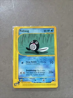 Poliwag 87/144 Common Pokemon Card 2003 Skyridge LP Near Mint Condition - Image 3