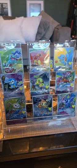9PCS Sealed 30th Anniv First Partner Holo Cards Set Vol.1 - Pokemon S-Chinese - Image 1