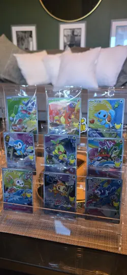 9PCS Sealed 30th Anniv First Partner Holo Cards Set Vol.1 - Pokemon S-Chinese - Image 2