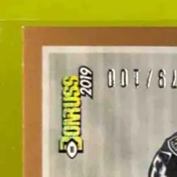 2019 Donruss Justice Hill Rated Rookie Canvas Studio Series /100 #333 RC Ravens - Image 3