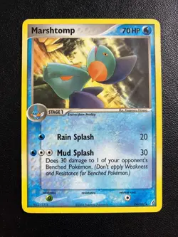 Pokemon Marshtomp 24/100 EX Crystal Guardians Rare Non Holo HP/MP - Image 1
