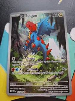 Druddigon Illustration Rare SV: White Flare 151/086 NM - Image 1
