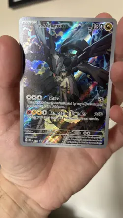 Pokemon TCG Mega Evolution N’s Zekrom Black Star Promo MEP031 - Near Mint - Image 3