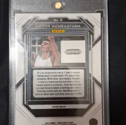 Panini 2023-24 Prizm Draft Picks Victor Wembanyama Rookie #2 Spurs - Image 2
