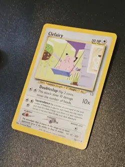 Pokemon TCG Clefairy Neo Genesis Card 30/111 Regular Moderate Play Condition - Image 2