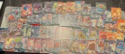Pokemon TOPPS Trading Card Lot 62 Cards NON holo LP to HP - Image 1