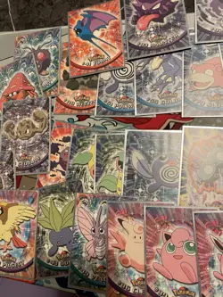 Pokemon TOPPS Trading Card Lot 62 Cards NON holo LP to HP - Image 3