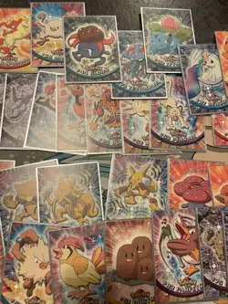 Pokemon TOPPS Trading Card Lot 62 Cards NON holo LP to HP - Image 4