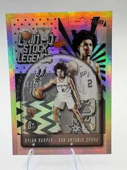 2025-26 Topps - Limited Stock Legends Dylan Harper #LST-2 (RC) - Image 1