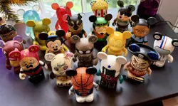 DISNEY VINYLMATION 3" Figures Mini Mixed Characters Series Collectible Lot of 19 - Image 1