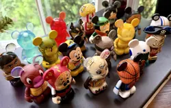 DISNEY VINYLMATION 3" Figures Mini Mixed Characters Series Collectible Lot of 19 - Image 4