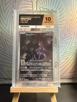 Mewtwo 183/165 Pokemon Card 151 Japanese Ace 10 Perfect sub grades - Image 1