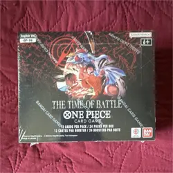 Bandai One Piece Card Game THE TIME OF BATTLE OP-16 English Booster Box - Image 1