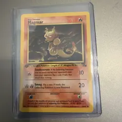 Pokemon Card: 1st Edition Fossil Uncommon: Magmar 39/62 vintage great condition - Image 1
