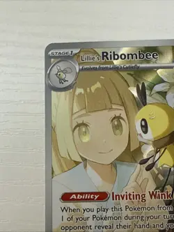 Lillie's Ribombee 164/159 SV09: Journey Together Illustration Rare Pokemon Card - Image 5