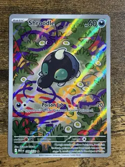 Pokemon TCG Mega Evolution Shroodle Card 149/132 Illustration Rare - Image 1