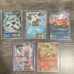 Pokemon EX GX Holo Card Lot - Glalie, Magearna, Ninetales - 5 Cards, English - Image 1