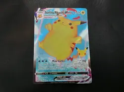 Surfing Pikachu VMAX 009/025 Full Art Ultra Rare Celebrations Pokemon Card NM - Image 1