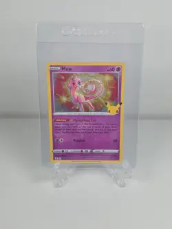 Pokemon TCG Mew 011/025 Holo Rare Card 25th Celebrations - Image 1