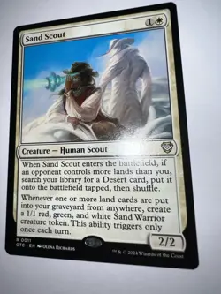 Sand Scout - Commander: Outlaws of Thunder Junction MTG Plus Bonus Card!!! - Image 1