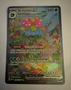 Pokemon TCG Venusaur EX Scarlet Violet Holo Card 198/165 NM/M Condition - Image 1