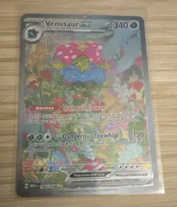 Pokemon TCG Venusaur EX Scarlet Violet Holo Card 198/165 NM/M Condition - Image 4