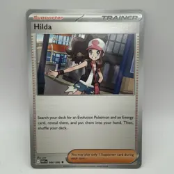 Pokemon TCG Hilda Trainer Card White Flare 084/086 NM - Image 1