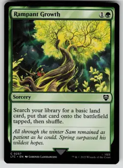Rampant Growth Normal C The Lord of the Rings 257 NM - Image 1