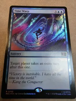Time Warp - Foil - Commander: Marvel Super Heroes - Mtg - Image 1
