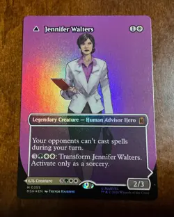 Jennifer Walters / She-Hulk (Borderless) FOIL 0355 Marvel Super Heroes MTG - Image 1