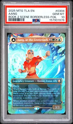 2025 #0304 AANG, AT THE CROSSROADS/AANG, DESTINED SAVIOR PSA 10 - Image 1