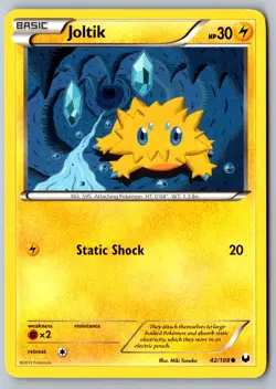 Pokemon: Joltik (42) Common Dark Explorers 42/108 LP+ - Image 1
