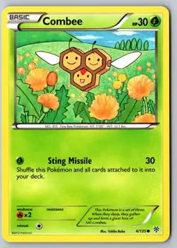 Pokemon: Combee Common Plasma Storm 4/135 LP+ - Image 1