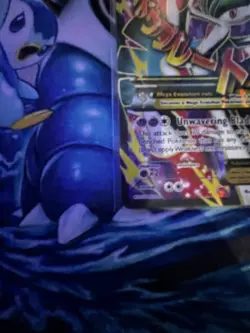 M Gallade EX Roaring Skies Ultra Rare Full Art Holo Mega 220 HP English - Image 3