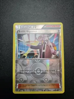 Battle Reporter 88/111 Furious Fists Pokemon Reverse Holo NM - Image 1